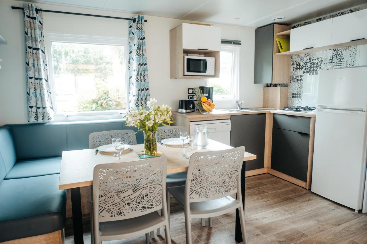 Mobil Home Xxl 4 Chambres - Camping Les Jardins Du Morbihan Monterblanc Exterior foto